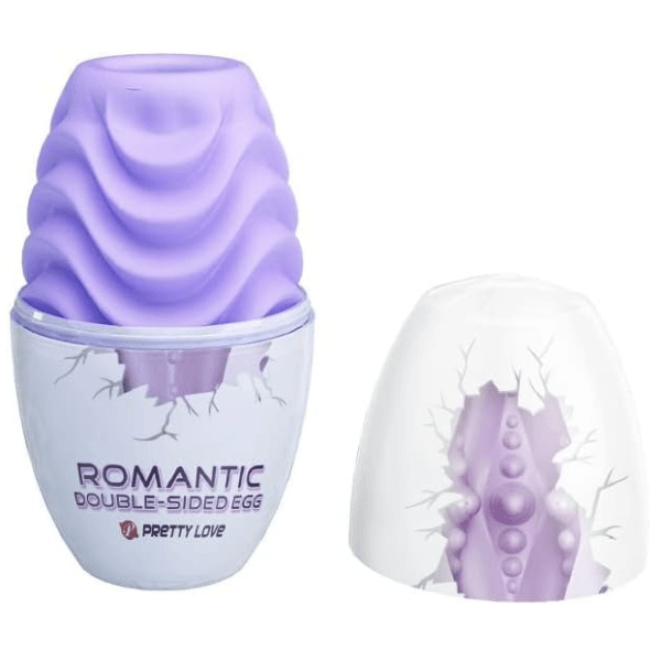 MASTURBADOR HUEVITO ROMANTIC MORADO PRETTY LOVE - Mi tienda
