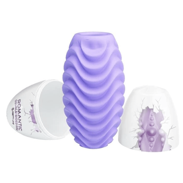 MASTURBADOR HUEVITO ROMANTIC MORADO PRETTY LOVE - Mi tienda