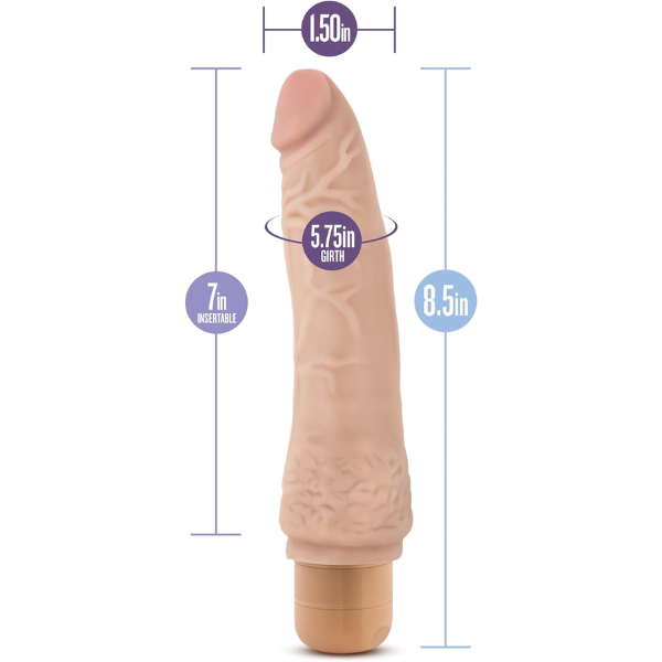 VIBRADOR DR. SKIN VIBE 7 8.5"