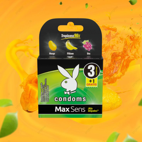 Condones Max Sens PlayBoy