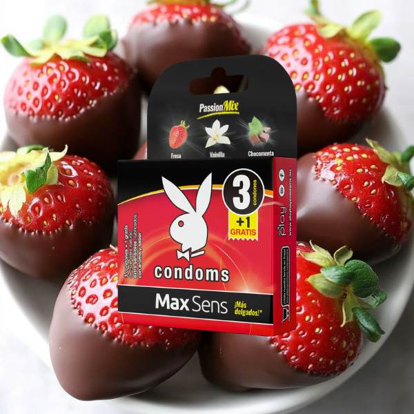 Condones Max Sens Passion Mix Play Boy