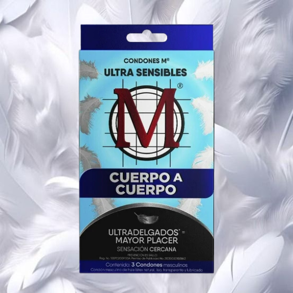 Condones M Ultra Cuerpo a Cuerpo