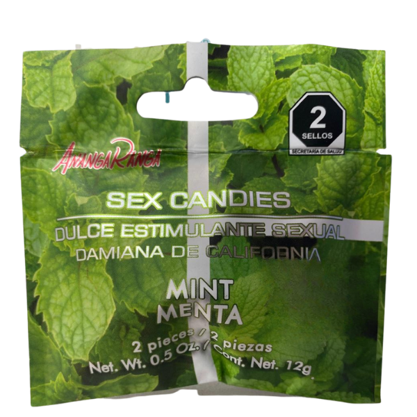 Dulce de damiana 2 piezas menta