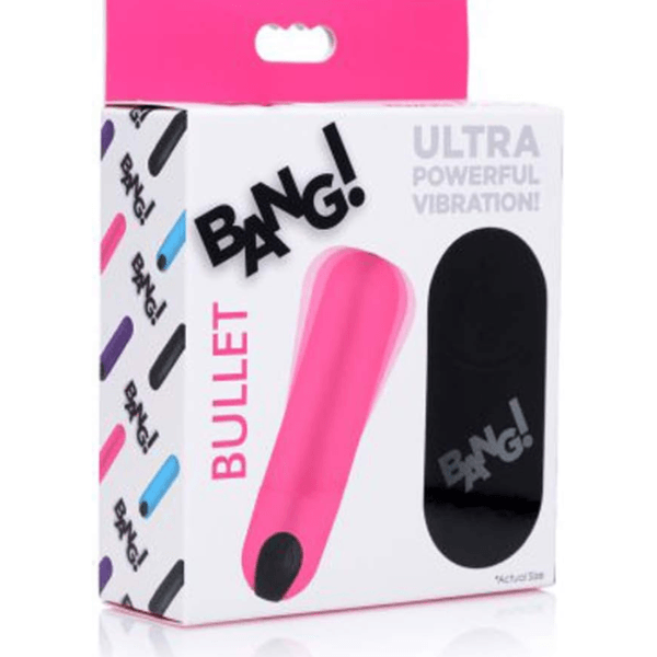 Bala vibradora a control remoto Bang! Rosa - Mi tienda