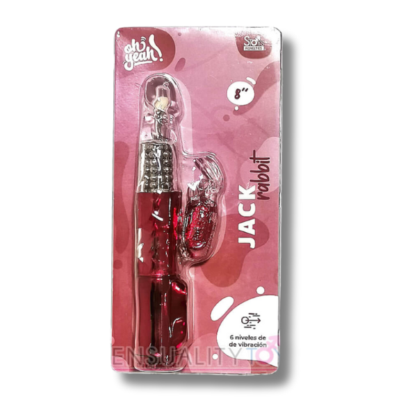 Conejo Vibrador Punto G Clítoris - Jack Rabbit 8 Rojo