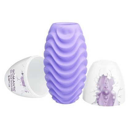 MASTURBADOR HUEVITO ROMANTIC MORADO PRETTY LOVE - Mi tienda