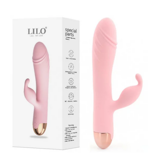 Vibrador Conejito Rotativo - Punto G y Clítoris LILO