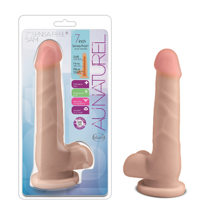 DILDO AU NATUREL SAM 7"