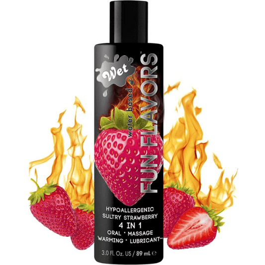 wet fun flavors Fresa 4 en 1-89ml - Mi tienda