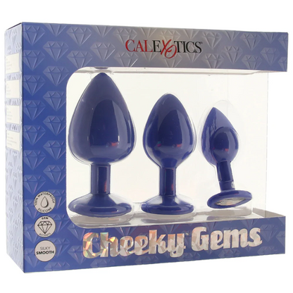 Set de plugs de silicona Cheeky Gems - Calexotics