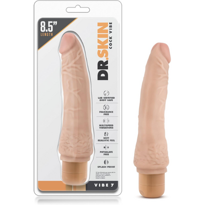 VIBRADOR DR. SKIN VIBE 7 8.5"