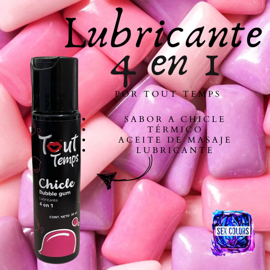 Lubricante Tout Temps chicle 30ml