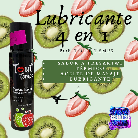 Lubricante Tout Temps Fresa Kiwi 30ml