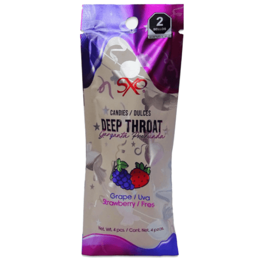 DULCE GARGANTA PROFUNDA SXO MIX 4 PZAS - Mi tienda