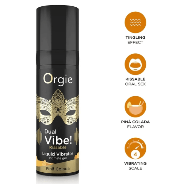 DUAL VIBE KISSABLE PIÑA COLADA