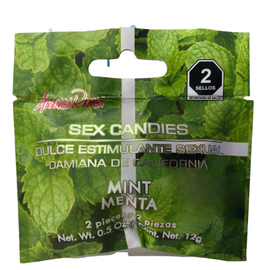 Dulce de damiana 2 piezas menta