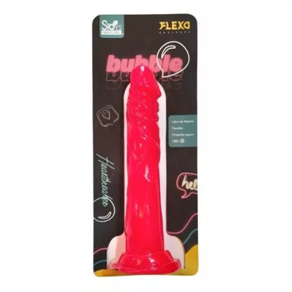 Dildo Bubble flexa rosa