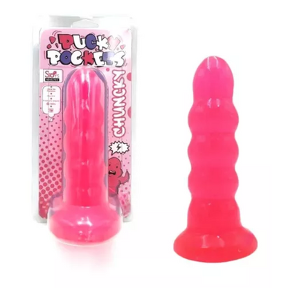 MINI DILDO SUAVE 5.5" PUCKY POCKETS - CHUNKY