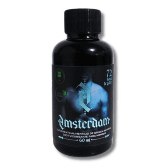 SHOT VIGORIZANTE AMSTERDAM 60 ML - Mi tienda