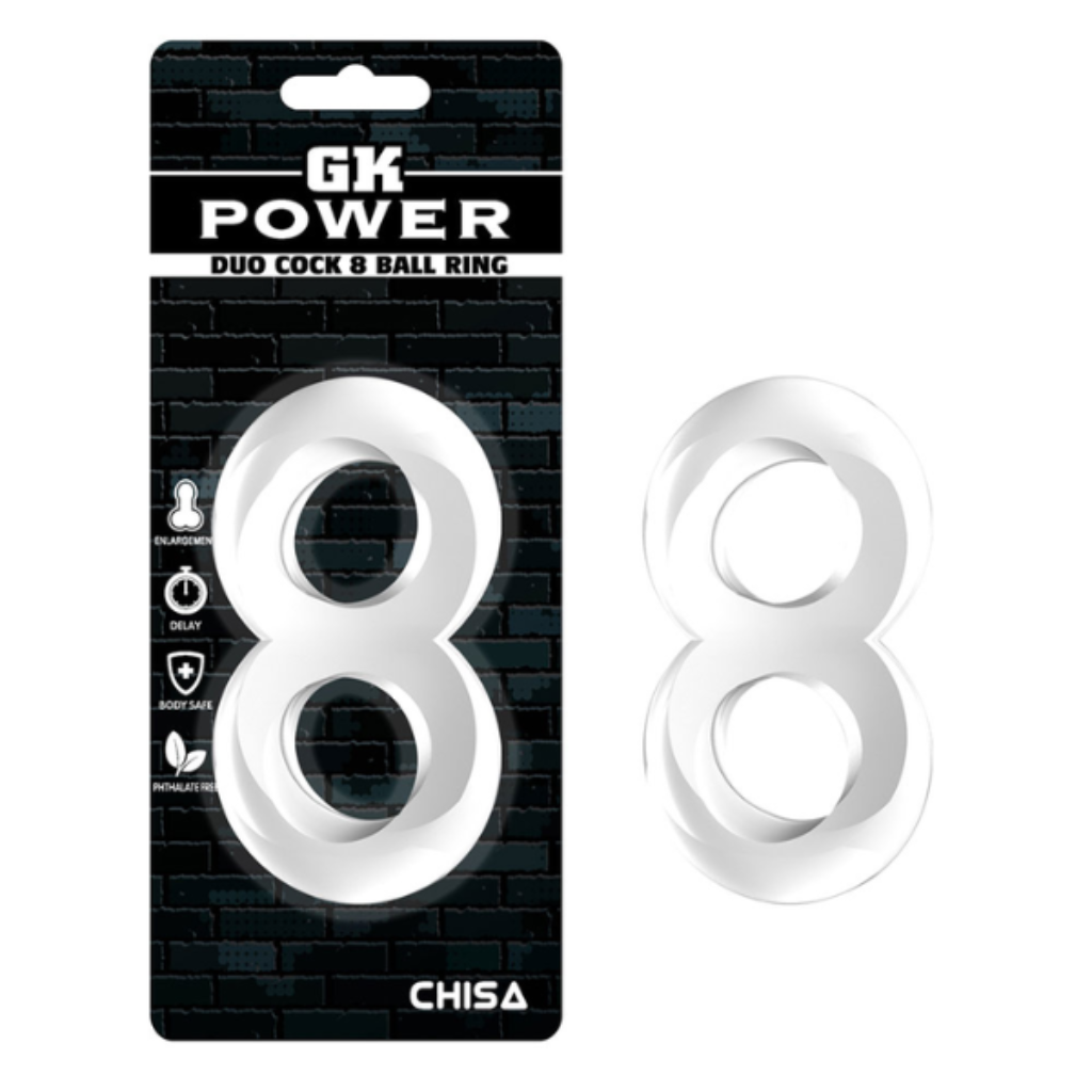 Anillo Doble GK Power – Duo Cock 8 Ball Ring