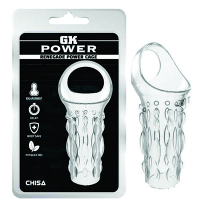 GK Power Renegade Power Cage - Media funda para pene GK power