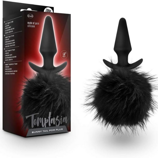 Bunny Tail pomp plug Temptasia - plug colita de conejo silicon suave