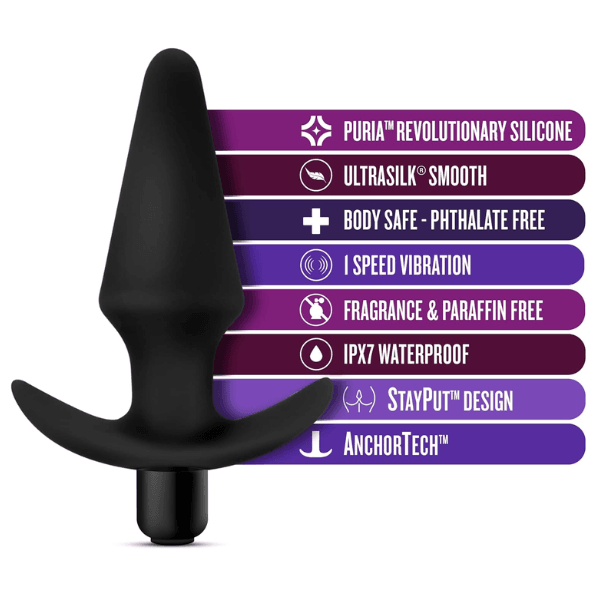 PLUG ANAL ADVENTURES CON VIBRACION - Mi tienda