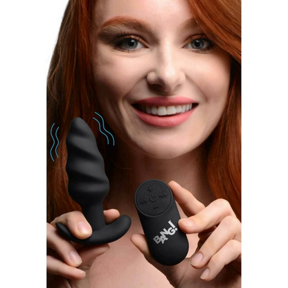 Bang! Silicone Swirl Plug Remote - plug a control remoto Bang