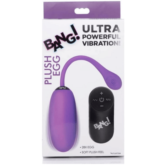 BALA PLUSH EGG MORADO BANG! - Mi tienda