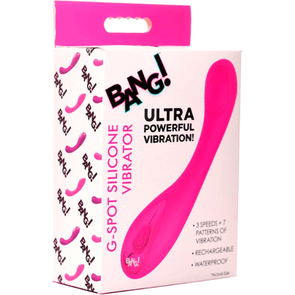 Vibrador de silicona G-Spot BANG! ROSA