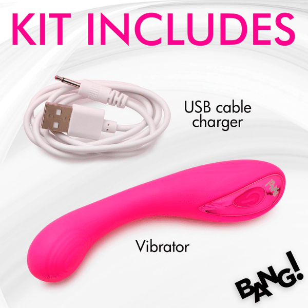 Vibrador de silicona G-Spot BANG! ROSA
