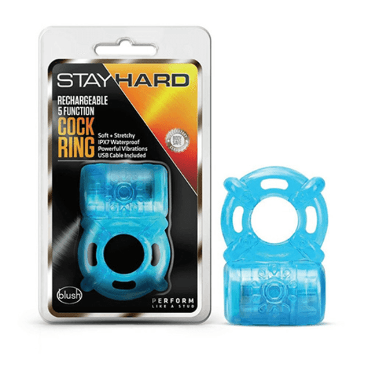 Rechargeable Cock Ring Blue - Mi tienda
