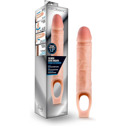 Blush Novelties Performance - 10 Inch Cock Sheath Penis Extender - Extendor de pene