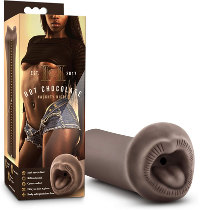 Chocolate caliente, Nicole traviesa Blush Novelties - Masturbador oral