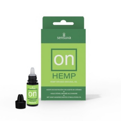 Sensuva - ON Aceite de excitación para ella con infusión de aceite de cáñamo 5 ml