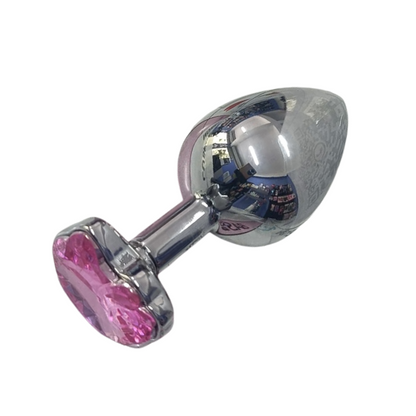 PLUG ACERO INOXIDABLE GATITO ROSA GRANDE
