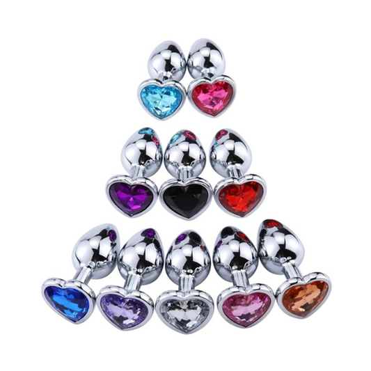 PLUG ANAL ACERO INOXIDABLE CORAZON MEDIANO
