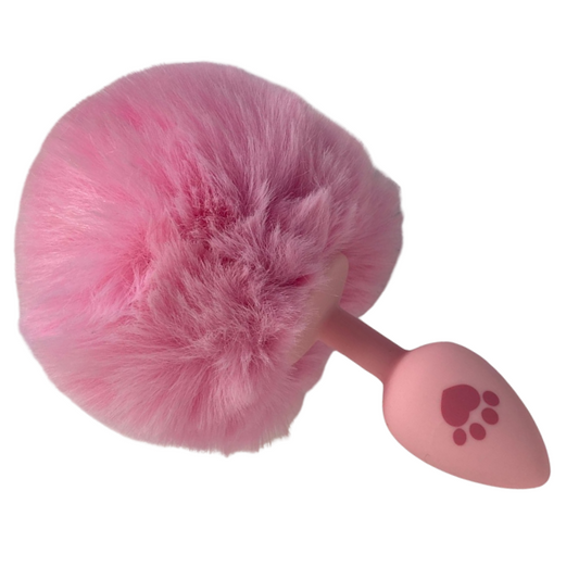 PLUG SILICONA CONEJO ROSA